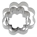 Rosette Shaped 3 Terrace Cookie Cutter