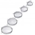 5 Silicone Keep Fresh Lids