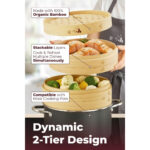 Dim Sum Basket 2 Tier - Image 3