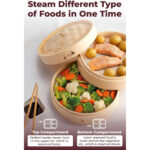 Dim Sum Basket 2 Tier - Image 6