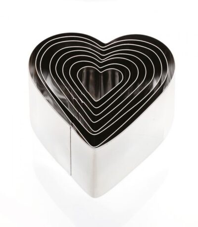 Heart Shaped Pastry Cutter Set