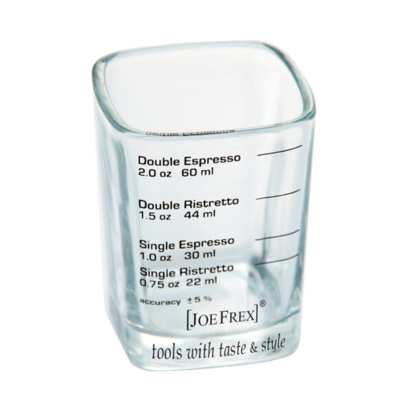 Espresso measuring glass