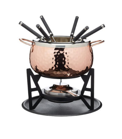 Copper Effect Fondue Set