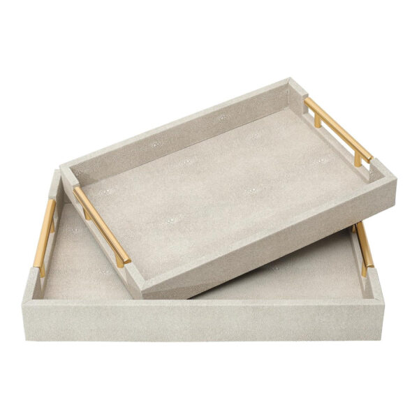 Thursby Luxury Shagreen Serving Tray