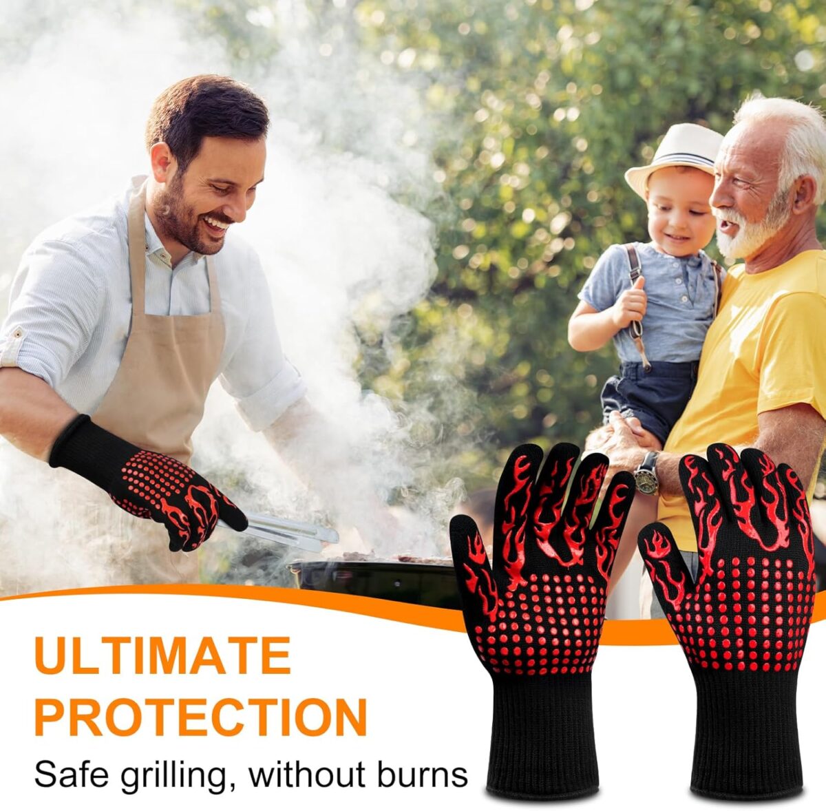 Heat Resistant Oven Gloves - Image 4