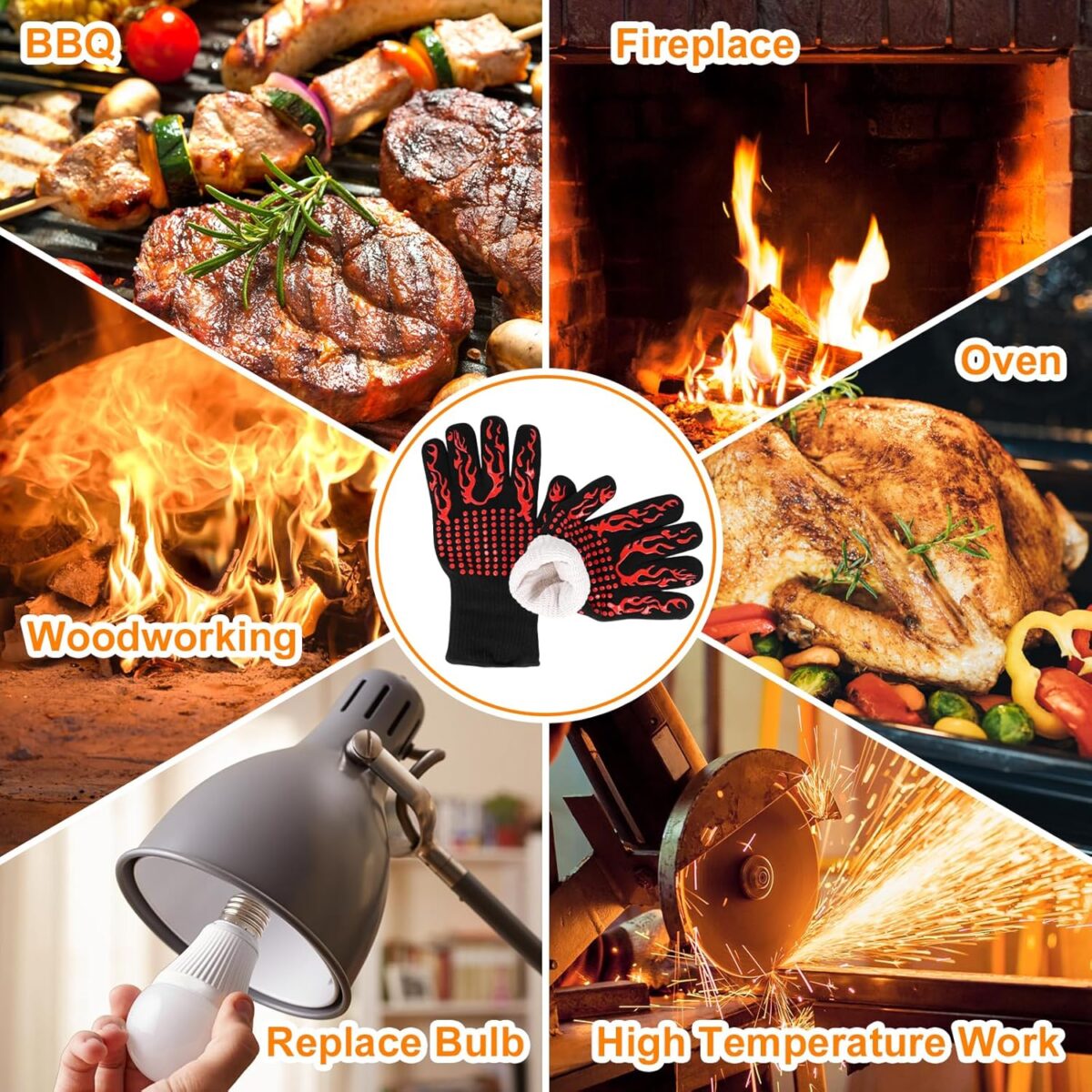 Heat Resistant Oven Gloves - Image 5
