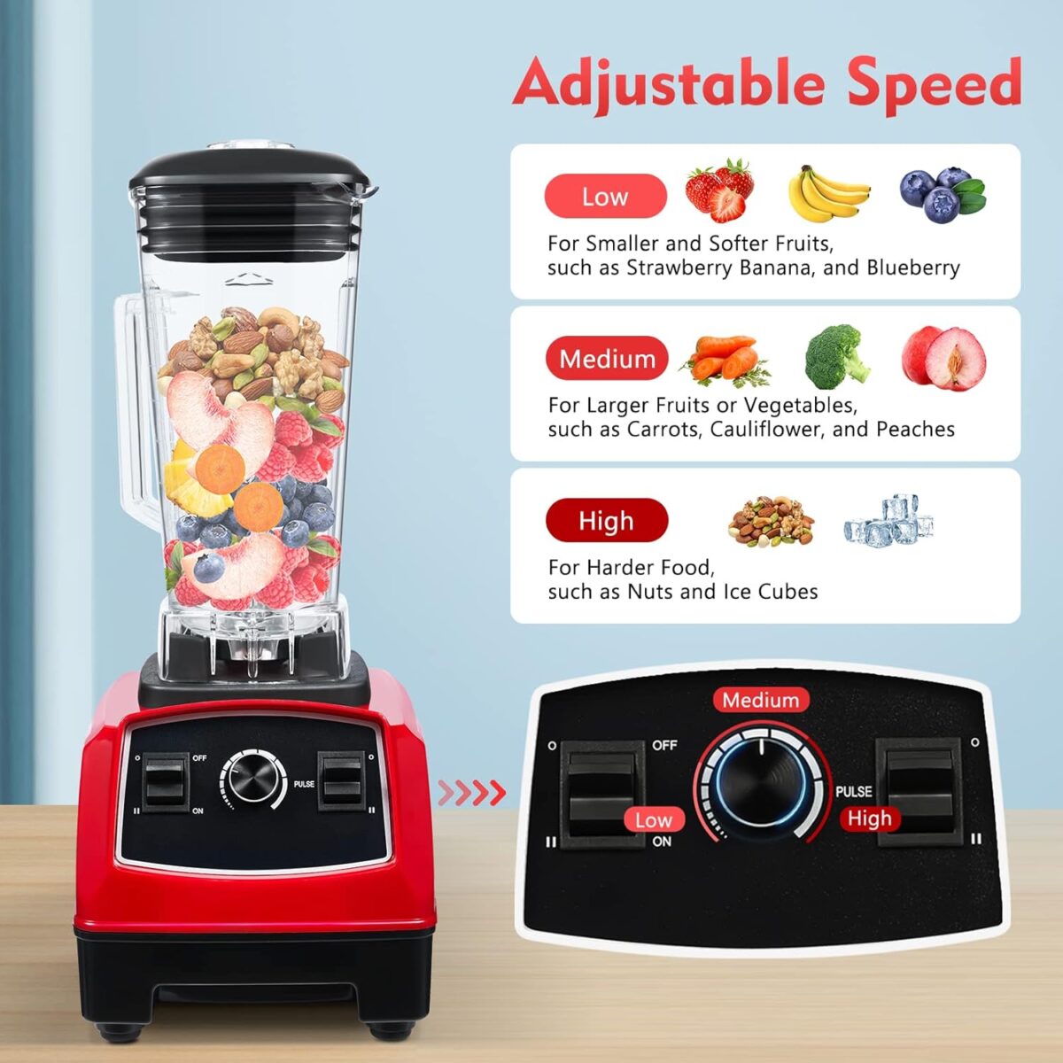Heavy Duty Commercial Blender 2.5L - Image 3