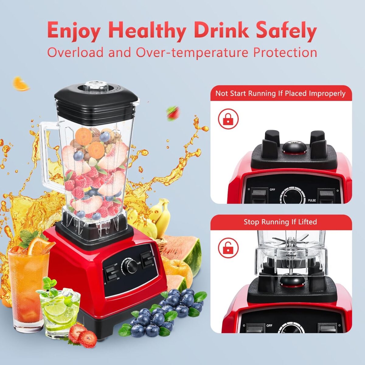 Heavy Duty Commercial Blender 2.5L - Image 2