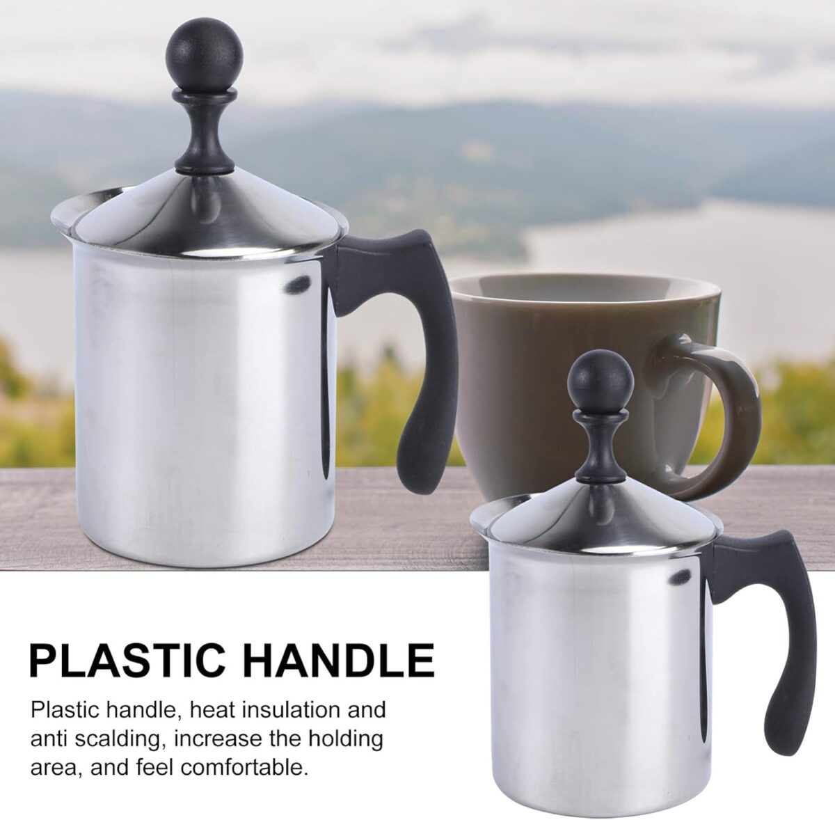 Milk Frothing Jug 400ml - Image 3