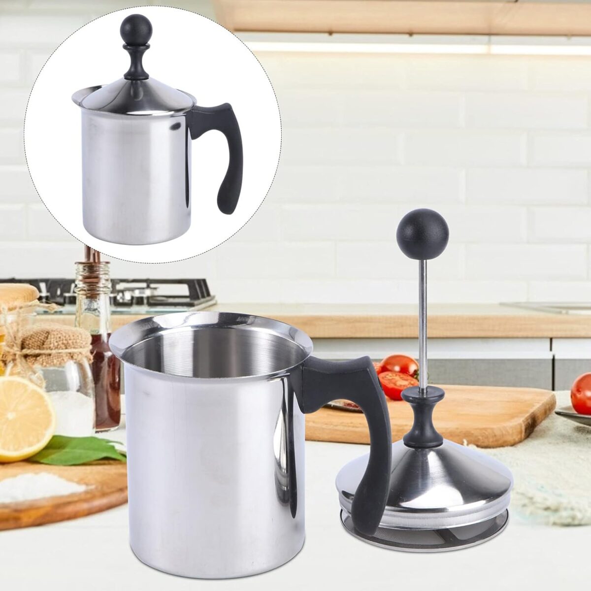 Milk Frothing Jug 400ml - Image 5