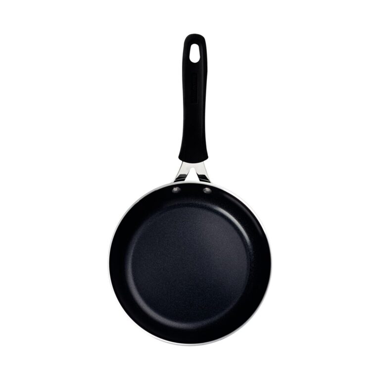 Tramontina Tunis Aluminum Frying Pan with Ceramic Coating and Mediterranean Blue Silicone Exterior