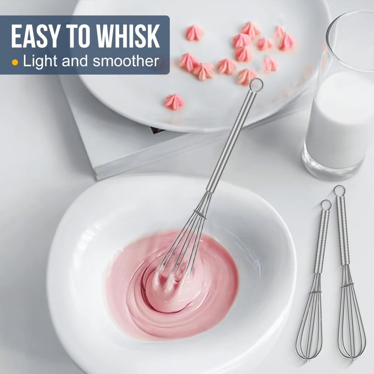 Stainless Steel Mini Whisk - Image 5