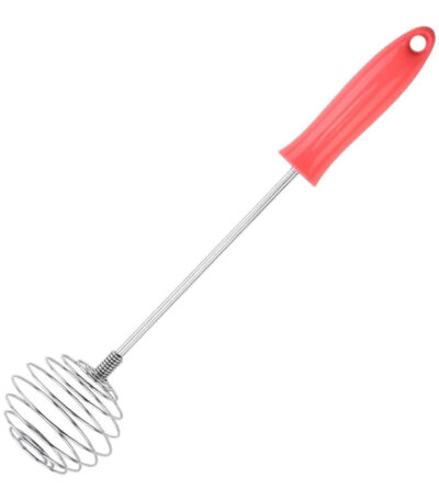 Egg Beater Whisk with Red Handle