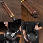 Carbon Steel Wok with Wooden Lid - Image 4