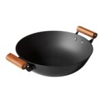 Cast Iron Wok Kadhai 26cm
