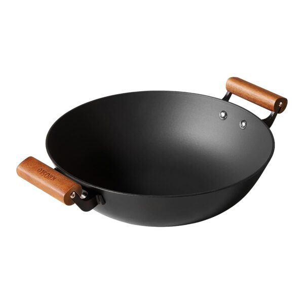 Cast Iron Wok Kadhai 26cm