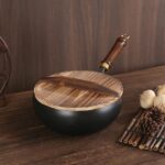 Carbon Steel Wok with Wooden Lid - Image 5